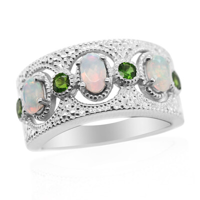 Welo Opal Silver Ring