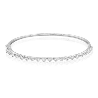 18K VS2 (H) Diamond Gold Bangle (CIRARI)
