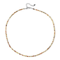 Canary Zircon Silver Necklace