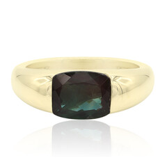 9K Green Tibetanite Gold Ring