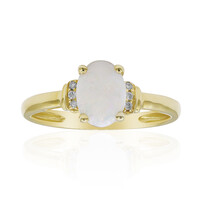 10K Australian Opal Gold Ring
