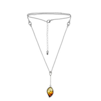 Baltic Amber Silver Necklace (dagen)