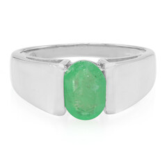 Bahia Emerald Silver Ring