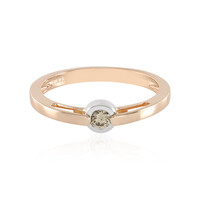 9K VS2 Brown Diamond Gold Ring