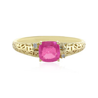 9K Madagascar Pink Sapphire Gold Ring (Ornaments by de Melo)