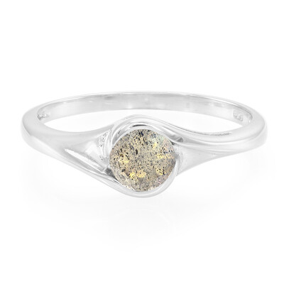 Romanian Spectrolite Silver Ring
