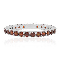Mozambique Garnet Silver Ring