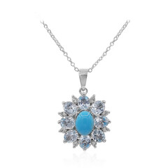 Arizona Turquoise Silver Necklace