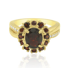 Garnet Silver Ring