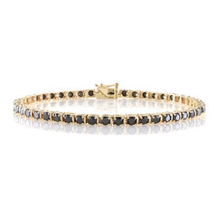 9K Black Diamond Gold Bracelet (de Melo)