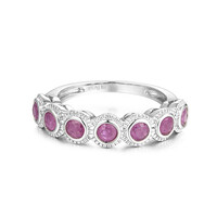 Mozambique Ruby Silver Ring