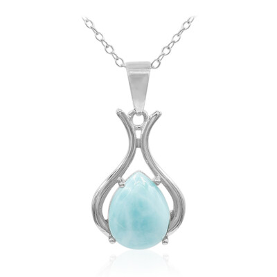 Larimar Silver Necklace