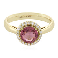 18K Brazilian neon tourmaline Gold Ring (AMAYANI)