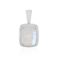 Rainbow Moonstone Silver Pendant