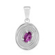Roshoite Garnet Silver Pendant (Pallanova)