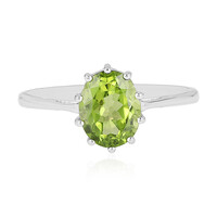 Peridot Silver Ring