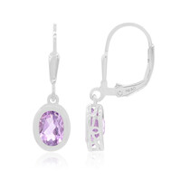 Amethyst Silver Earrings
