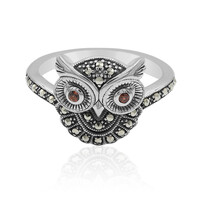Mozambique Garnet Silver Ring