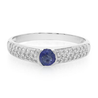 Laos Sapphire Silver Ring