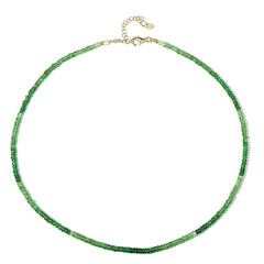 Tanzanian Tsavorite Silver Necklace