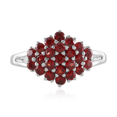 Tanzanian Ruby Silver Ring (Adela Silber)