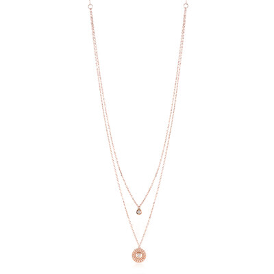 9K Flawless (D) Diamond Gold Necklace
