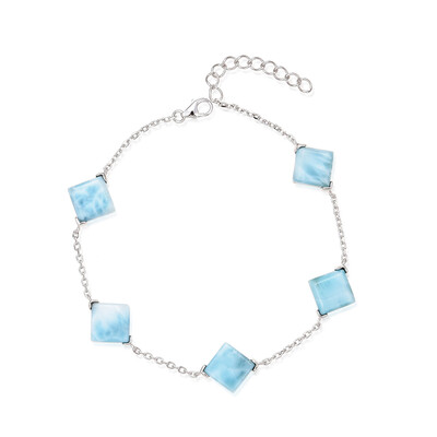 Larimar Silver Bracelet