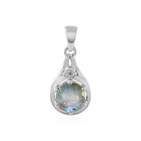 Labradorite Silver Pendant