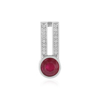 Madagascar Ruby Silver Pendant