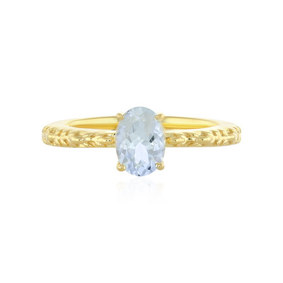Aquamarine Silver Ring