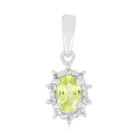 Brazilian Chrysoberyl Silver Pendant