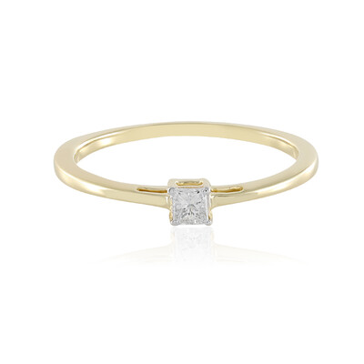 9K SI1 (H) Diamond Gold Ring
