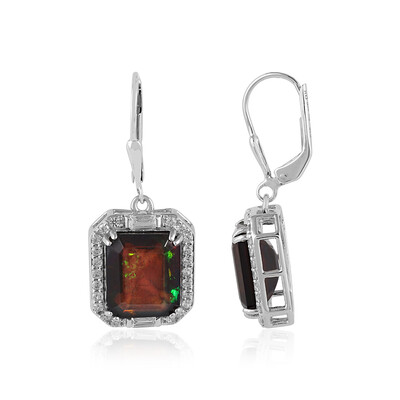 Mezezo Opal Silver Earrings