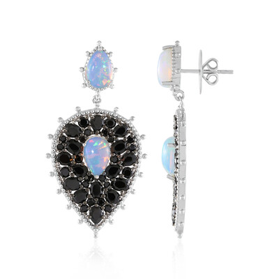 Welo Opal Silver Earrings (Dallas Prince Designs)