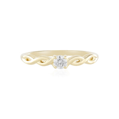 9K IF (G) Diamond Gold Ring