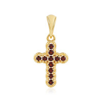 Mozambique Garnet Silver Pendant