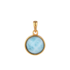 Larimar Silver Pendant