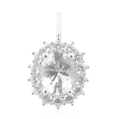 Danburite Silver Pendant