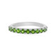 Russian Diopside Silver Ring
