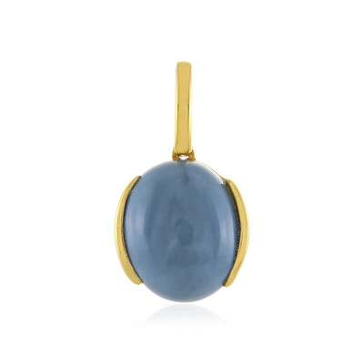 Blue Opal Silver Pendant