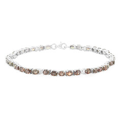 Unheated Colour Change Sapphire Silver Bracelet