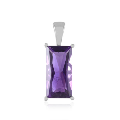 Zambian Amethyst Silver Pendant