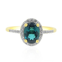 9K Brazilian Indicolite Gold Ring