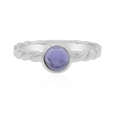 Iolite Silver Ring