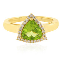 Peridot Silver Ring