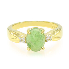 Imperial Chrysoprase Silver Ring
