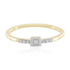 9K SI1 (H) Diamond Gold Ring