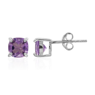 Amethyst Silver Earrings