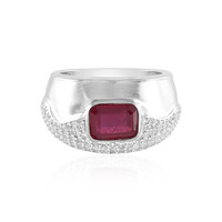 Madagascar Ruby Silver Ring (de Melo)