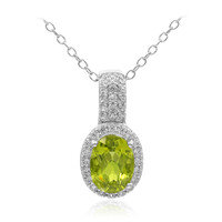 Peridot Silver Necklace